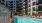 Pool with chaise lounges - Aventon Crown downtown crown gaithersburg md luxury apartments